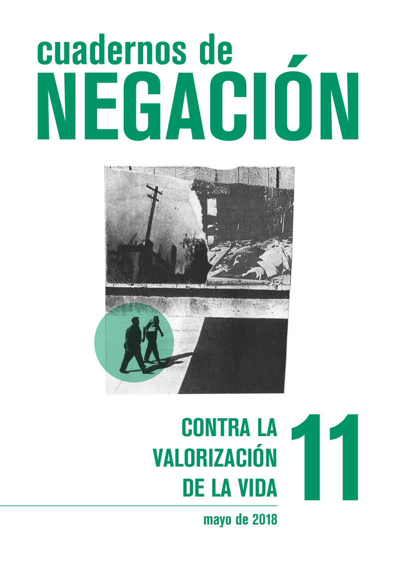 cuadernos de NEGACION CONTRA LA VALORIZACION DE LA VIDA mayo de 2018